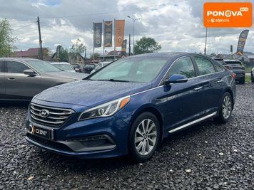 Hyundai Sonata, 2016 г., Бензин, 150 тыс. км, Седан, Синий, Львов AT-10417370 фото