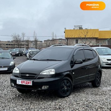 Chevrolet Rezzo, 2008, Бензин, 2 л., 312 тис. км, Мінівен, Чорний, Кривий Ріг 14351 фото