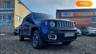 Jeep Renegade, 2016, Бензин, 1.4 л., 152 тис. км, Позашляховик / Кросовер, Синій, Сміла 12624 фото