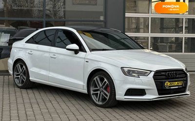 Audi A3, 2017, Бензин, 1.98 л., 79 тыс. км, Седан, Белый, Ивано Франковск 30009 фото