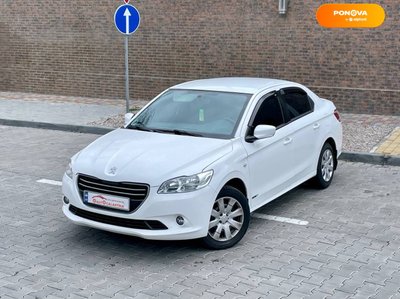 Peugeot 301, 2016, Бензин, 1.2 л., 180 тыс. км, Седан, Белый, Одесса 29348 фото