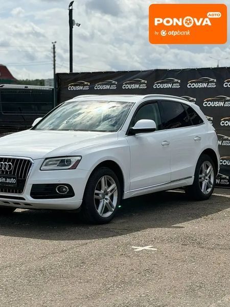 Audi Q5, 2014 р., Бензин, 130 тис. км, Позашляховик / Кросовер, Білий, Київ AT-10418369 фото