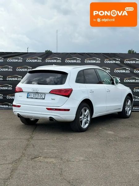 Audi Q5, 2014 р., Бензин, 130 тис. км, Позашляховик / Кросовер, Білий, Київ AT-10418369 фото