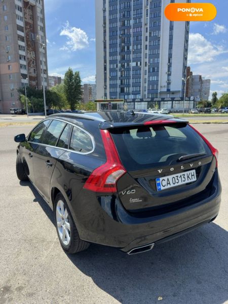 Volvo V60, 2016, Бензин, 2 л., 162 тис. км, Універсал, Чорний, Черкаси Cars-Pr-63867 фото