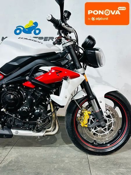 Triumph Street Triple 675, 2014 р., Бензин, 21 тис. км, Мотоцикл Без обтікачів (Naked bike), Білий, Бердичів AT-10422307 фото