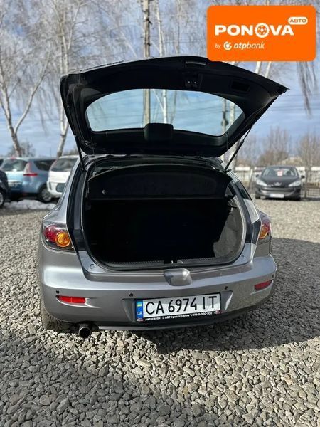 Mazda 3, 2003 р., Бензин, 216 тис. км, Хетчбек, Сірий, Сміла AT-10411567 фото
