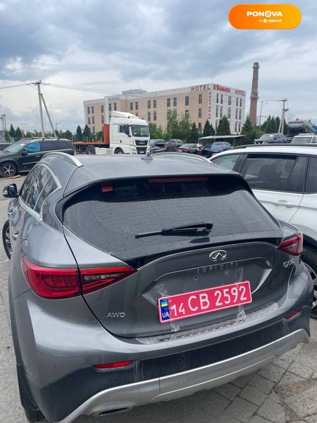 Infiniti QX30, 2018, Бензин, 1.99 л., 80 тис. км, Позашляховик / Кросовер, Сірий, Львів Cars-Pr-67513 фото