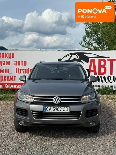 Volkswagen Touareg, 2013 р., Дизель, 240 тис. км, Позашляховик / Кросовер, Сірий, Черкаси AT-10418291 фото