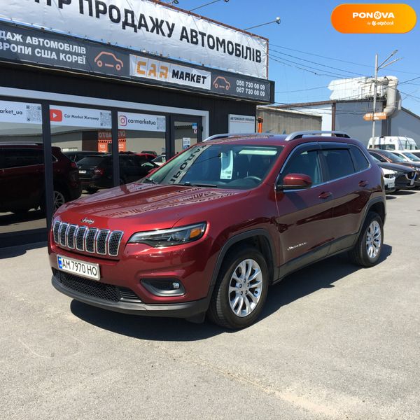 Jeep Cherokee, 2019, Бензин, 2.4 л., 126 тис. км, Позашляховик / Кросовер, Червоний, Житомир 109447 фото