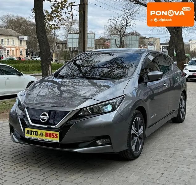 Nissan Leaf, 2019 р., Електро, 80 тис. км, Хетчбек, Сірий, Миколаїв AT-10415713 фото