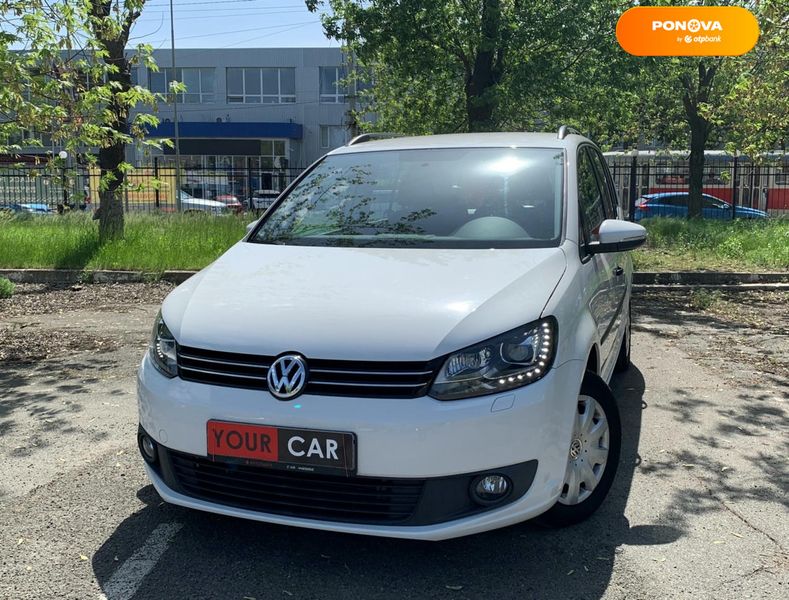 Volkswagen Touran, 2013, Дизель, 1.6 л., 167 тис. км, Мінівен, Білий, Київ 108036 фото