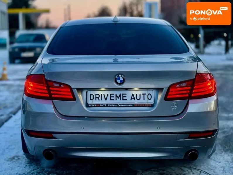 BMW 5 Series, 2014 р., Бензин, 254 тис. км, Седан, Сірий, Дніпро (Дніпропетровськ) AT-10409181 фото