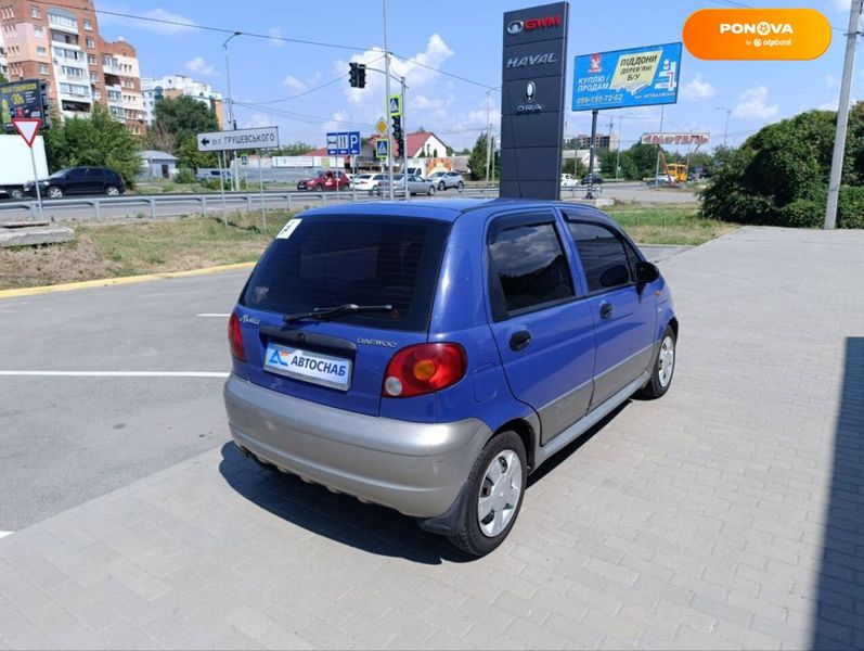 Daewoo Matiz, 2007, Бензин, 1 л., 91 тыс. км, Хетчбек, Синий, Полтава 110384 фото