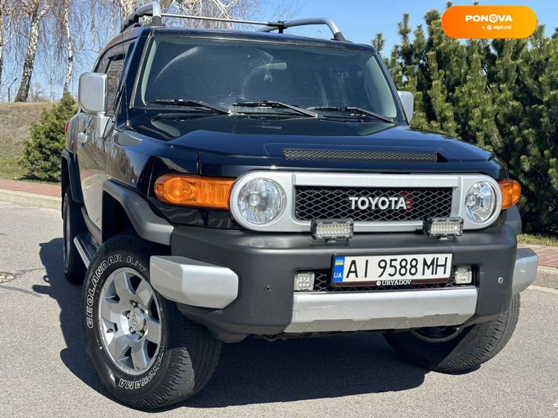 Toyota FJ Cruiser, 2008, Газ пропан-бутан / Бензин, 4 л., 187 тыс. км, Внедорожник / Кроссовер, Чорный, Киев 31697 фото