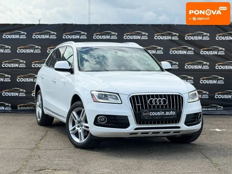 Audi Q5, 2014 р., Бензин, 130 тис. км, Позашляховик / Кросовер, Білий, Київ AT-10418369 фото