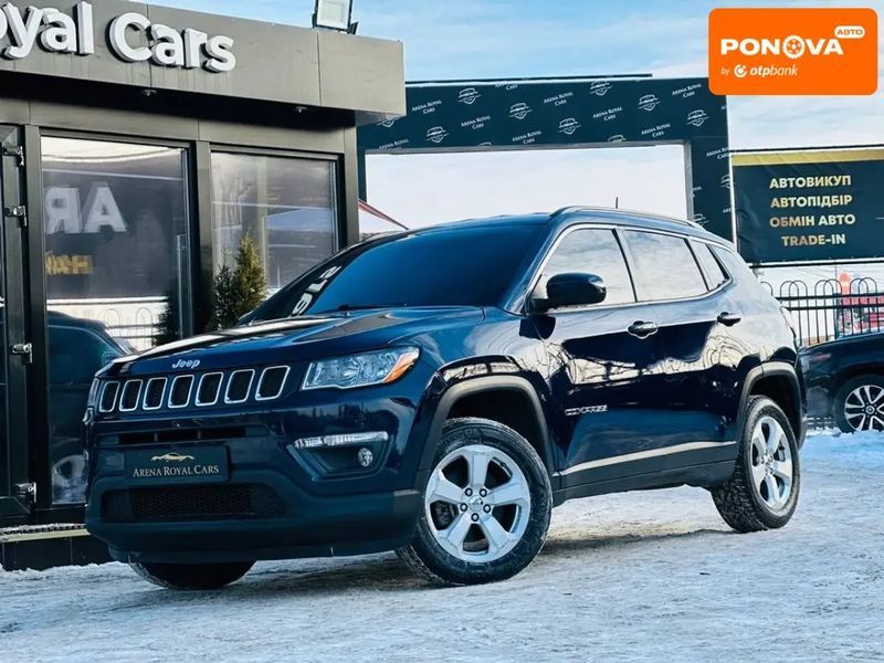 Jeep Compass, 2017 г., Бензин, 122 тыс. км, Внедорожник / Кроссовер, Чорный, Харьков AT-10409125 фото