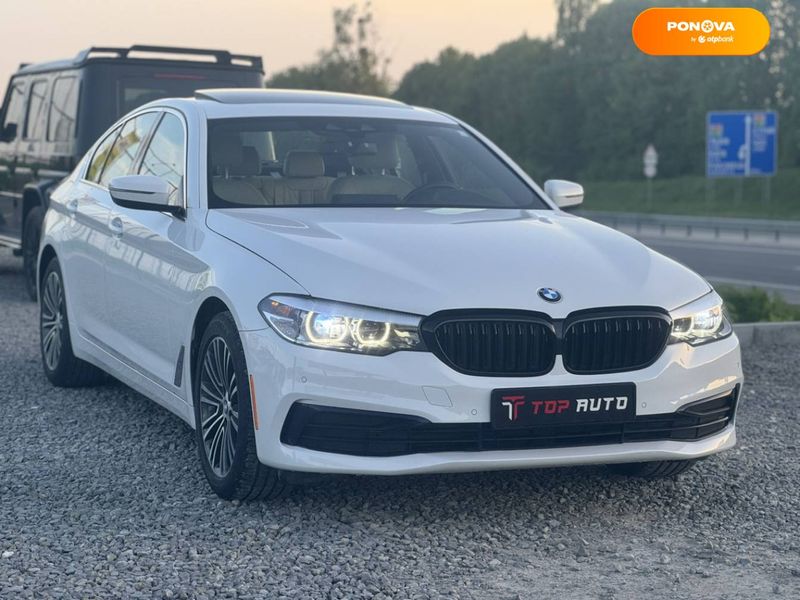BMW 5 Series, 2019, Бензин, 2 л., 96 тис. км, Седан, Білий, Львів 44778 фото