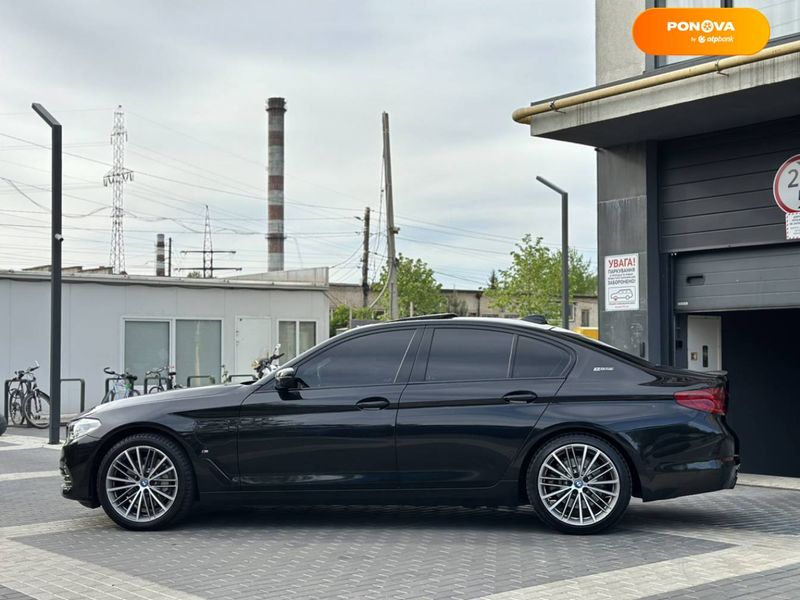 BMW 5 Series, 2019, Гібрид (HEV), 2 л., 94 тис. км, Седан, Чорний, Львів 44201 фото