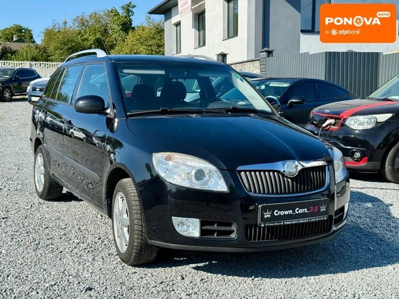 Skoda Fabia, 2009 р., Бензин, 263 тис. км, Універсал, Чорний, Рівне AT-10401545 фото