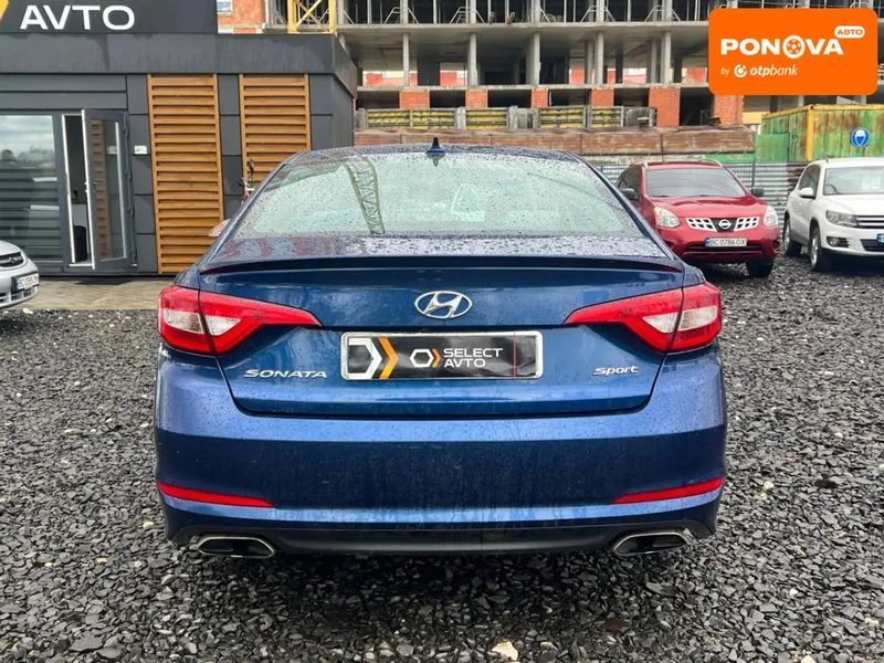 Hyundai Sonata, 2016 г., Бензин, 150 тыс. км, Седан, Синий, Львов AT-10417370 фото