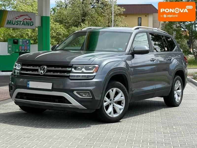 Volkswagen Atlas, 2017 г., Бензин, 173 тыс. км, Внедорожник / Кроссовер, Серый, Днепр (Днепропетровск) AT-10418598 фото