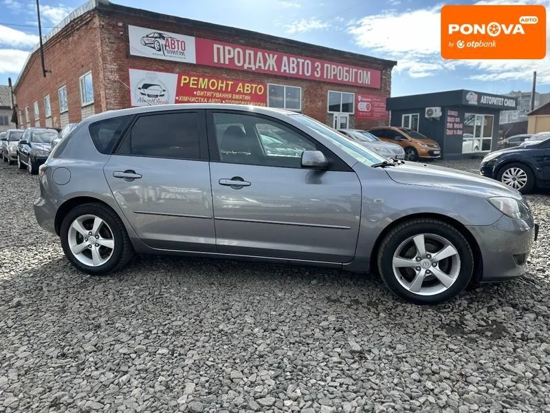Mazda 3, 2003 р., Бензин, 216 тис. км, Хетчбек, Сірий, Сміла AT-10411567 фото