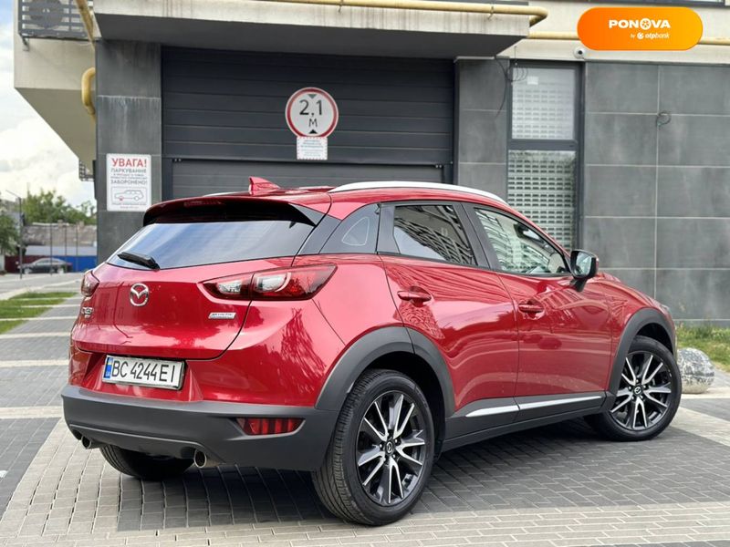 Mazda CX-3, 2017, Бензин, 2 л., 74 тис. км, Позашляховик / Кросовер, Червоний, Львів 53061 фото