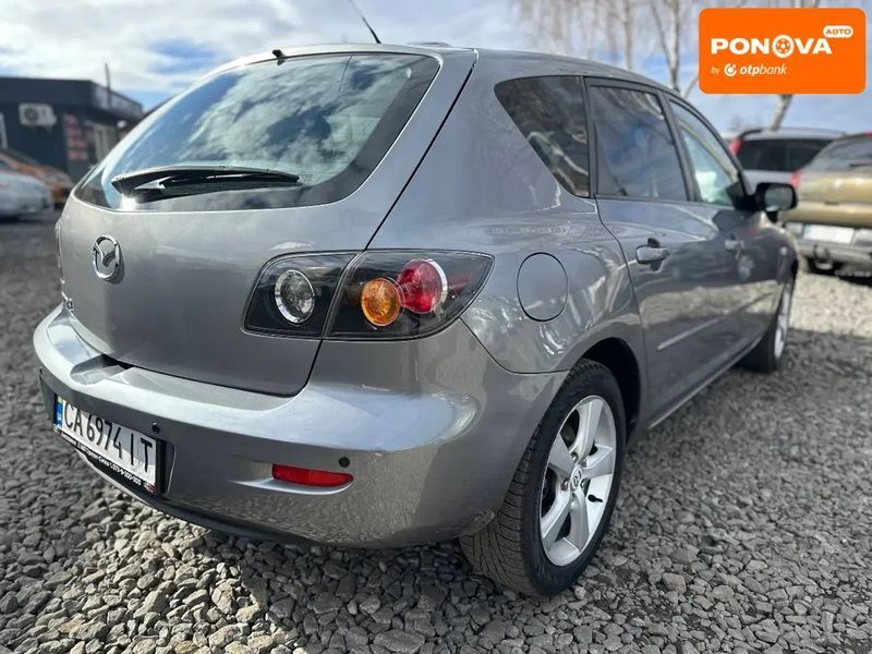 Mazda 3, 2003 р., Бензин, 216 тис. км, Хетчбек, Сірий, Сміла AT-10411567 фото
