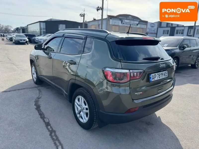 Jeep Compass, 2017 г., Газ метан / Бензин, 133 тыс. км, Внедорожник / Кроссовер, Зеленый, Запорожье AT-10411087 фото