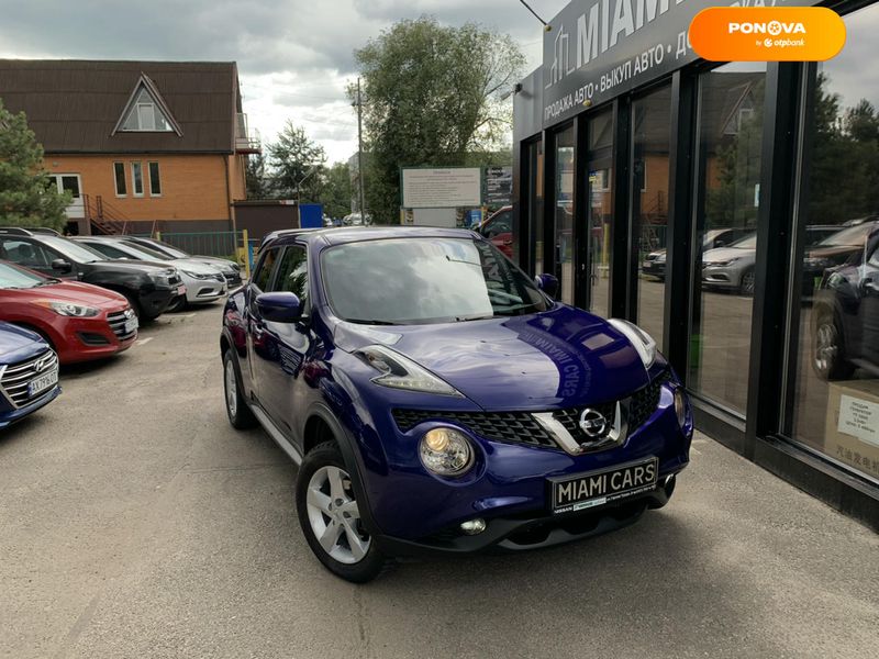 Nissan Juke, 2019, Бензин, 1.6 л., 56 тис. км, Позашляховик / Кросовер, Синій, Харків 103451 фото