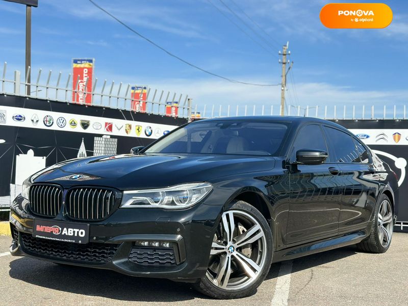 BMW 7 Series, 2015, Бензин, 4.39 л., 203 тыс. км, Седан, Чорный, Киев 97669 фото