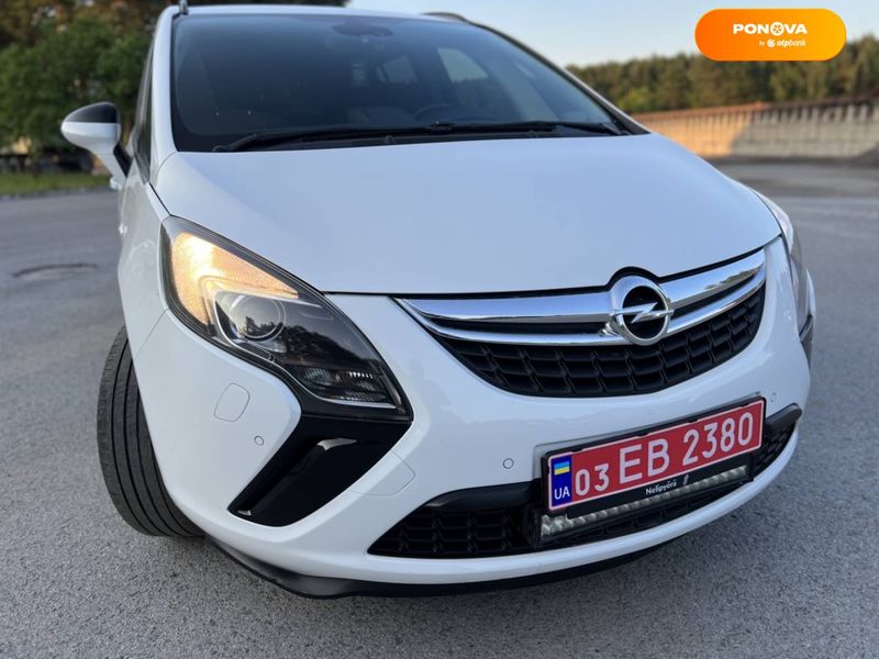 Opel Zafira Tourer, 2014, Газ пропан-бутан / Бензин, 1.6 л., 200 тис. км, Мінівен, Білий, Радивилів Cars-Pr-57474 фото