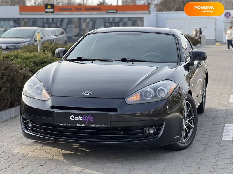 Hyundai Tiburon, 2007, Бензин, 2 л., 125 тис. км, Купе, Чорний, Одеса 24396 фото