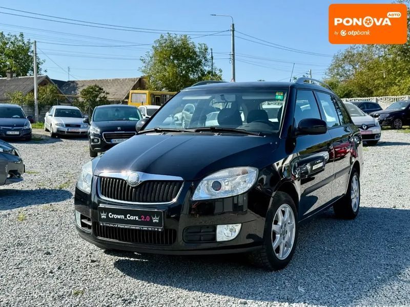 Skoda Fabia, 2009 р., Бензин, 263 тис. км, Універсал, Чорний, Рівне AT-10401545 фото