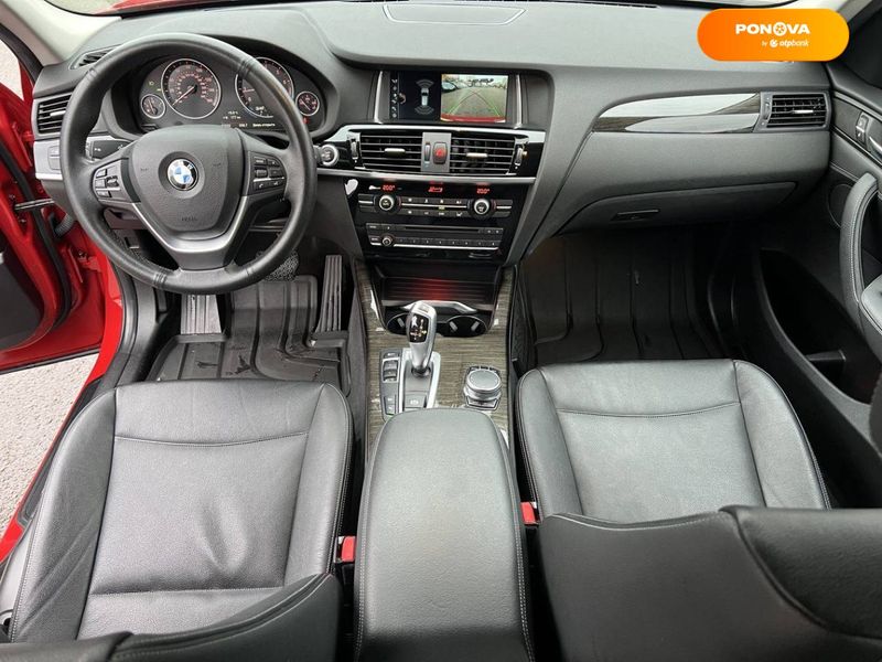 BMW X3, 2016, Бензин, 2 л., 57 тис. км, Позашляховик / Кросовер, Червоний, Одеса 40550 фото