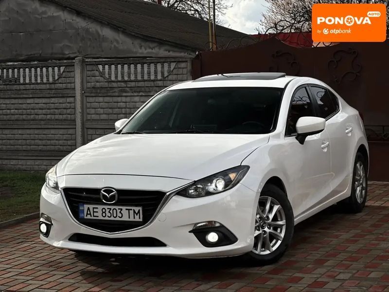 Mazda 3, 2015 г., Бензин, 255 тыс. км, Седан, Белый, Днепр (Днепропетровск) AT-10415314 фото