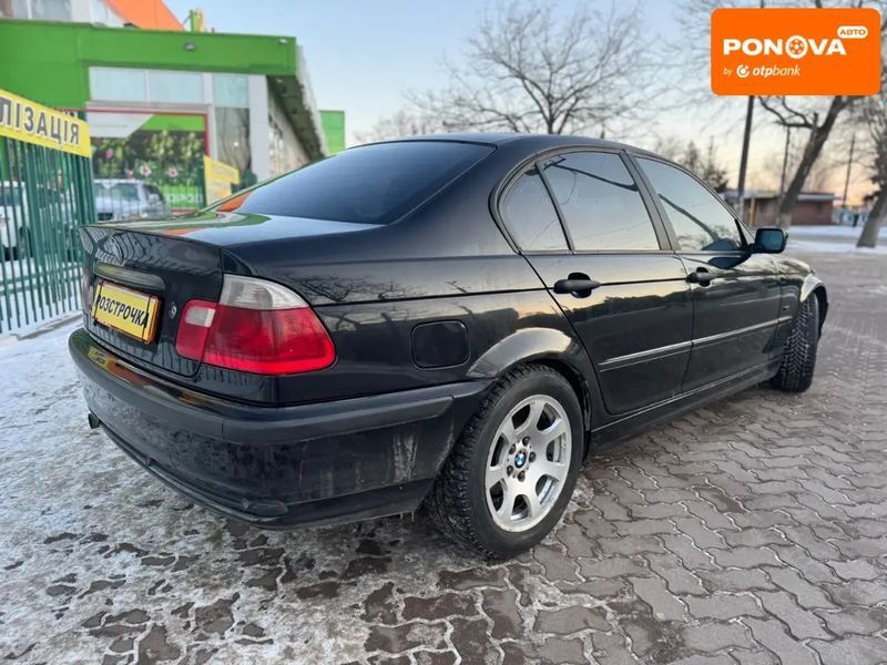 BMW 3 Series, 2001 г., Бензин, 290 тыс. км, Седан, Чорный, Кривой Рог AT-10407436 фото