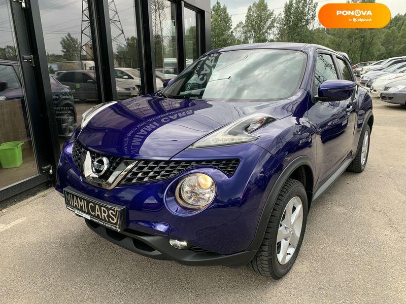 Nissan Juke, 2019, Бензин, 1.6 л., 56 тис. км, Позашляховик / Кросовер, Синій, Харків 103451 фото