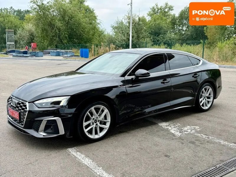Audi A5 Sportback, 2023 р., Бензин, 67 тис. км, Седан, Чорний, Дніпро (Дніпропетровськ) AT-10427326 фото