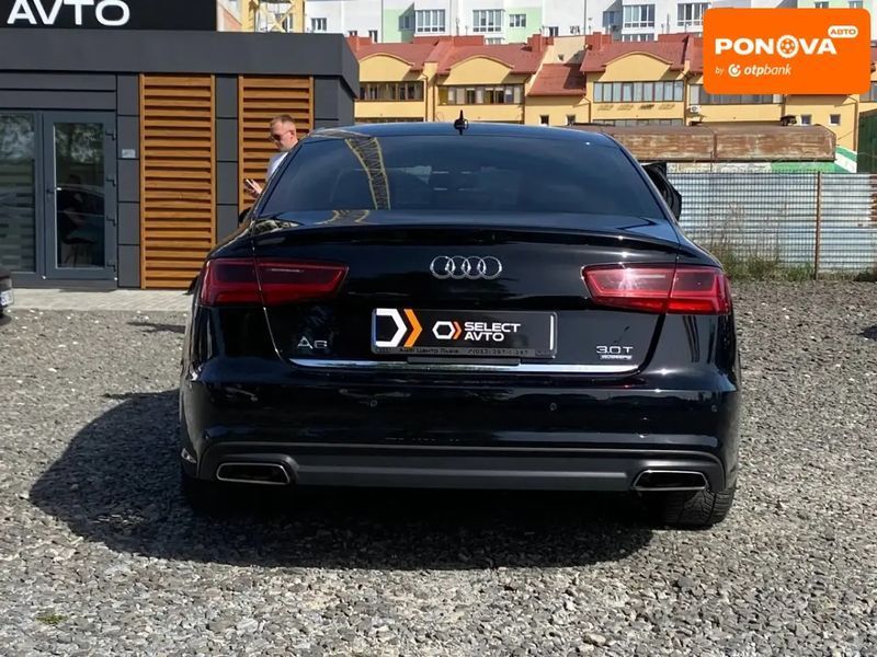 Audi A6, 2016 р., Бензин, 117 тис. км, Седан, Чорний, Львів AT-10400444 фото