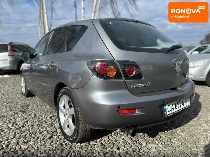 Mazda 3, 2003 р., Бензин, 216 тис. км, Хетчбек, Сірий, Сміла AT-10411567 фото