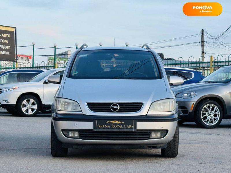 Opel Zafira, 2001, Газ пропан-бутан / Бензин, 1.8 л., 319 тис. км, Мінівен, Сірий, Харків 43375 фото
