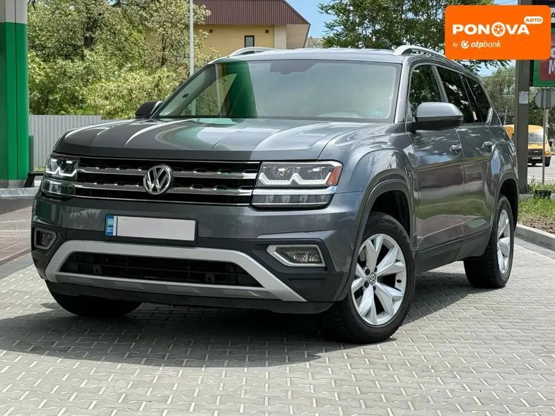 Volkswagen Atlas, 2017 г., Бензин, 173 тыс. км, Внедорожник / Кроссовер, Серый, Днепр (Днепропетровск) AT-10418598 фото
