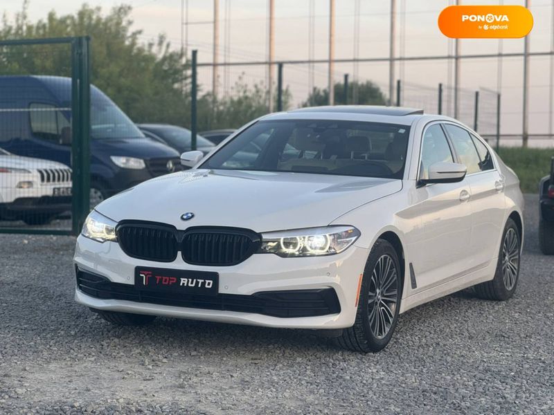 BMW 5 Series, 2019, Бензин, 2 л., 96 тис. км, Седан, Білий, Львів 44778 фото