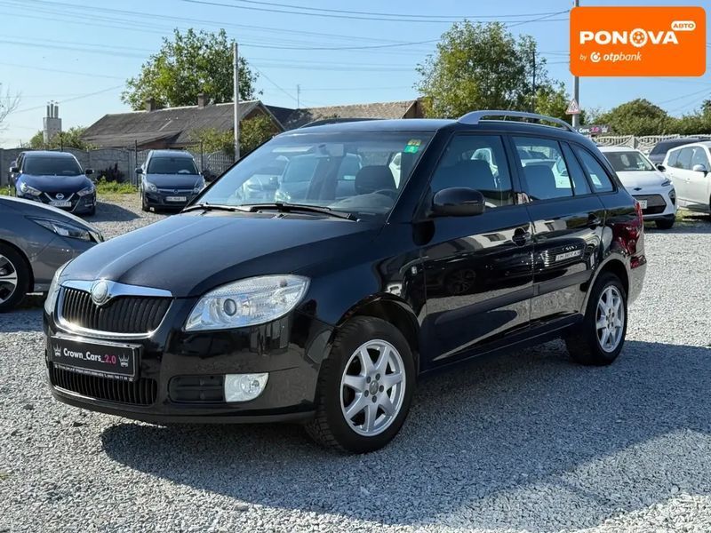 Skoda Fabia, 2009 р., Бензин, 263 тис. км, Універсал, Чорний, Рівне AT-10401545 фото