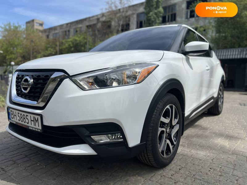 Nissan Kicks, 2020, Бензин, 1.6 л., 40 тыс. км, Внедорожник / Кроссовер, Белый, Одесса Cars-Pr-61670 фото