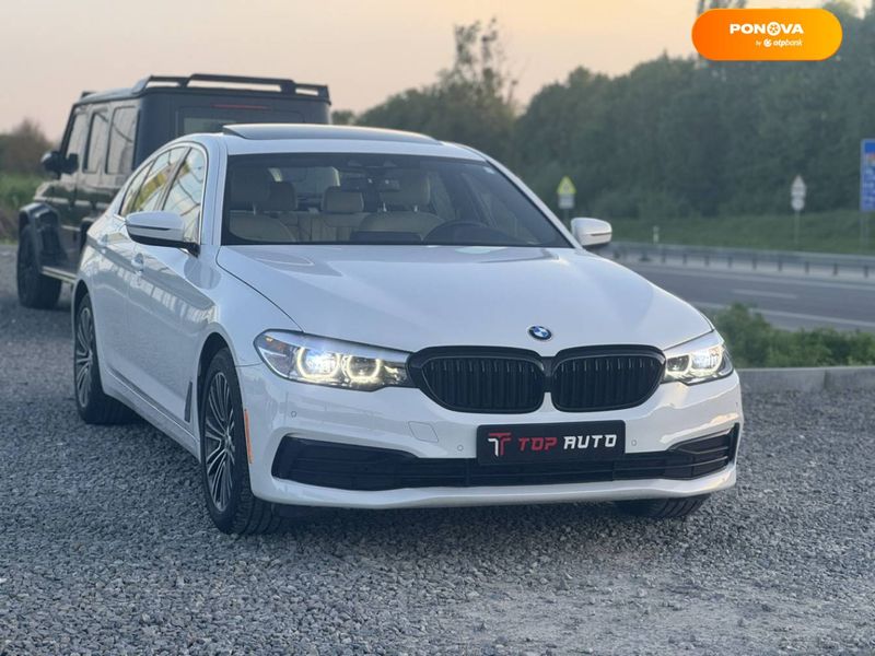 BMW 5 Series, 2019, Бензин, 2 л., 96 тис. км, Седан, Білий, Львів 44778 фото
