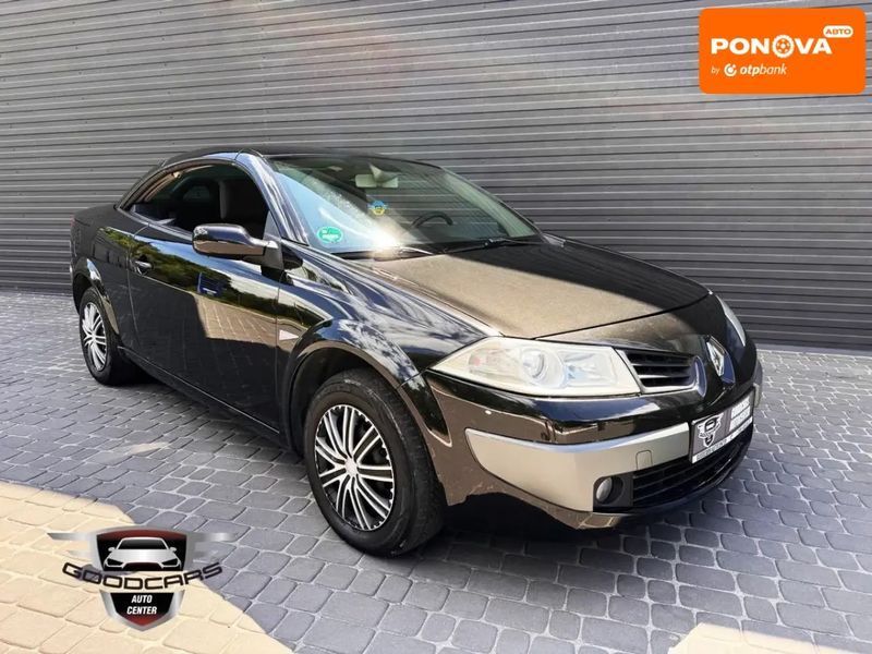 Renault Megane, 2006 р., Бензин, 245 тис. км, Кабріолет, Чорний, Кам'янське (Дніпродзержинськ) AT-10400244 фото