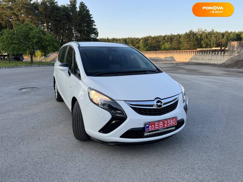 Opel Zafira Tourer, 2014, Газ пропан-бутан / Бензин, 1.6 л., 200 тис. км, Мінівен, Білий, Радивилів Cars-Pr-57474 фото