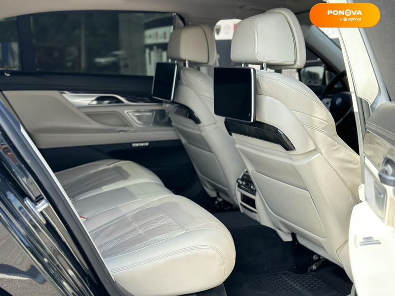 BMW 7 Series, 2015, Бензин, 4.39 л., 203 тис. км, Седан, Чорний, Київ 97669 фото